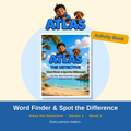 Atlas the Detective Book 1 Word Finder and Spot the Difference